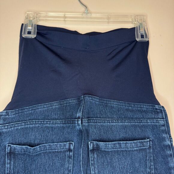 SPANX women's size medium maternity Mama Ankle Jeanish Twilight Rinse jeans - Picture 7 of 13
